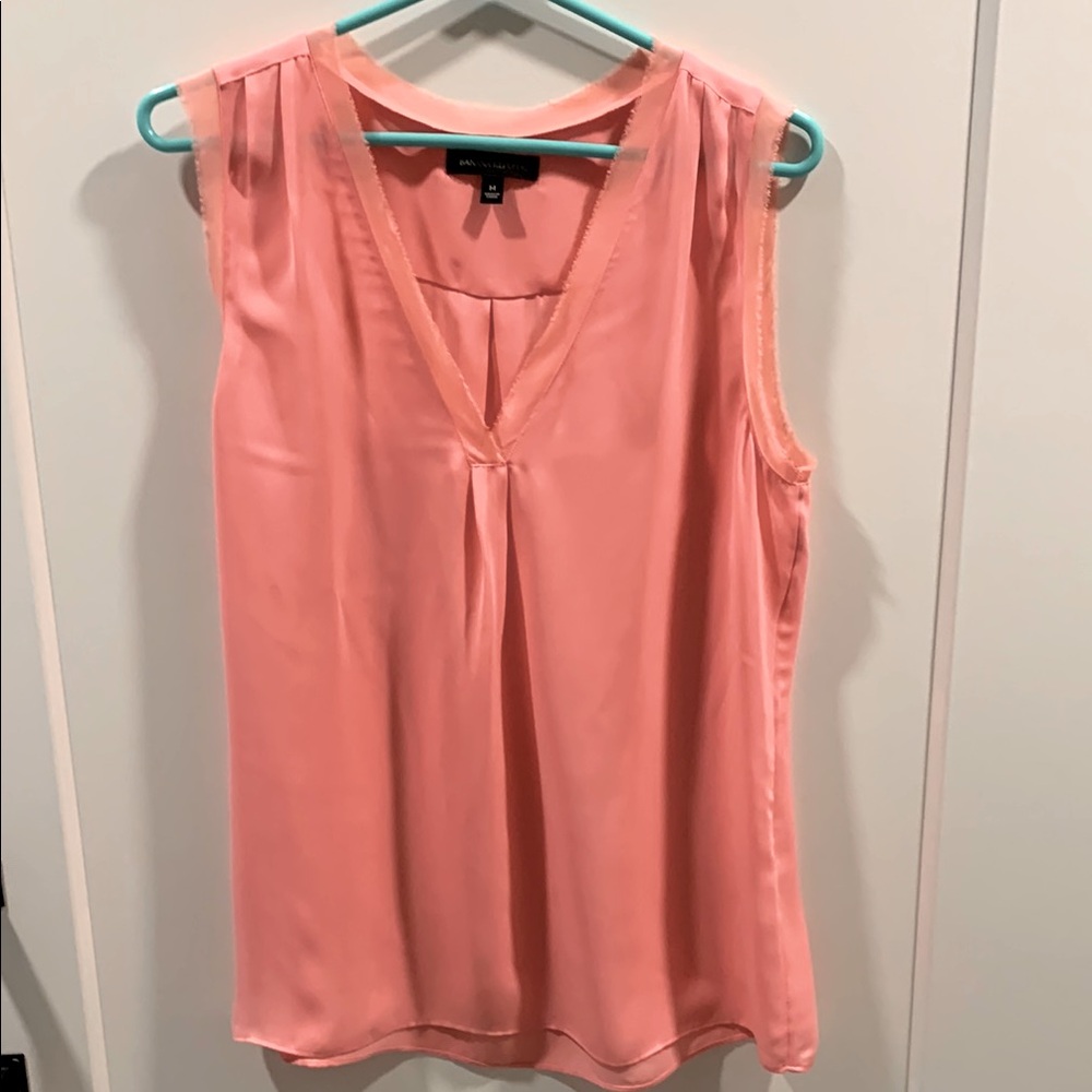 Banana Republic Light Pink Sleeveless Blouse Size Medium